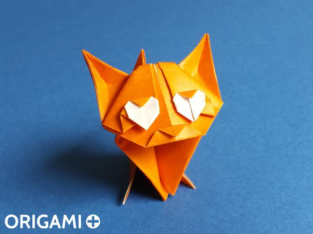 Chat Adorable En Origami