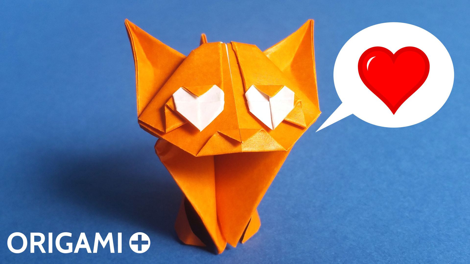 Chat Adorable En Origami