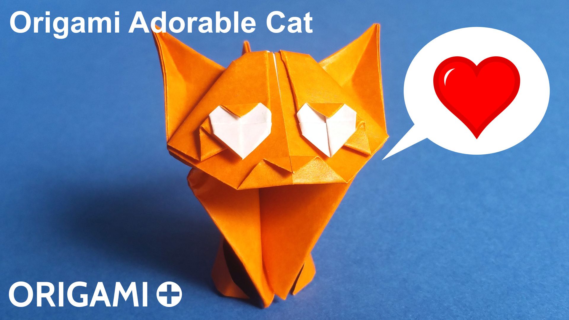 Origami Adorable Cat