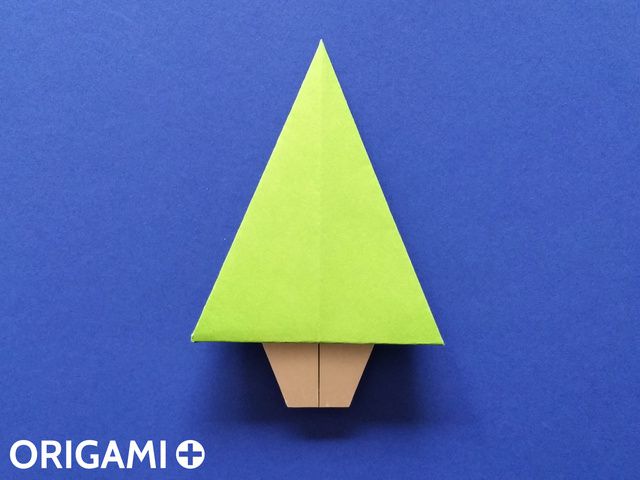 Albero Di Natale Di Carta Origami.Albero Di Natale Origami