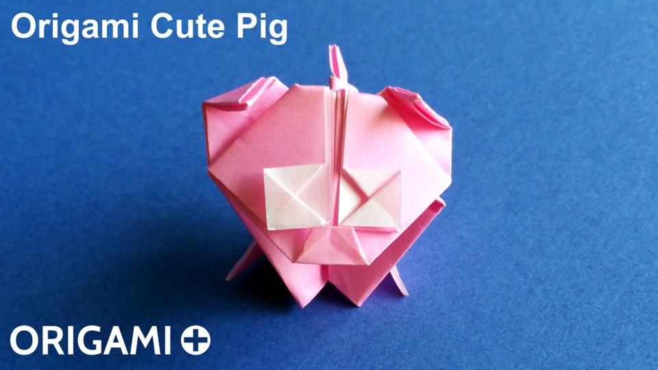 Origami Cute Pig