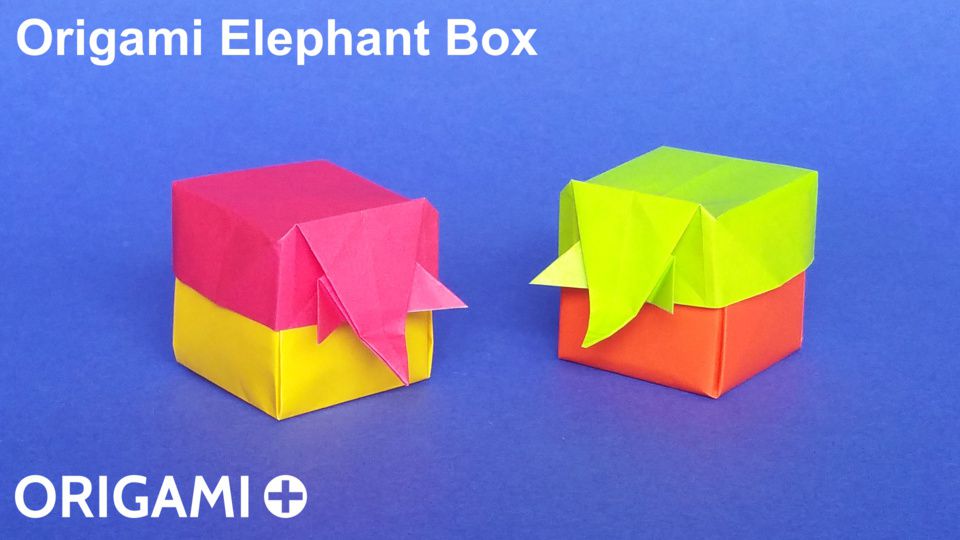 Origami Elephant Box