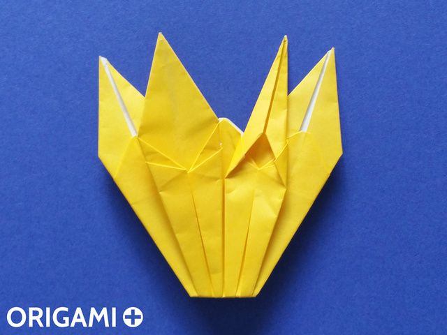 折り紙のキリンヘッド