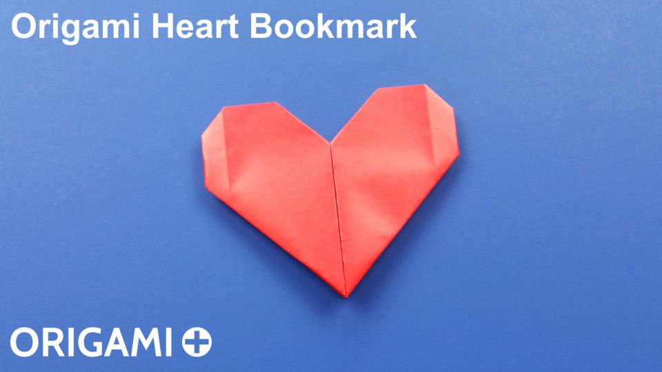 Origami Heart Bookmark