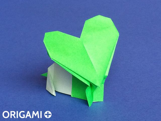Ratón Corazón En Origami