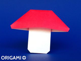 Champignon en origami