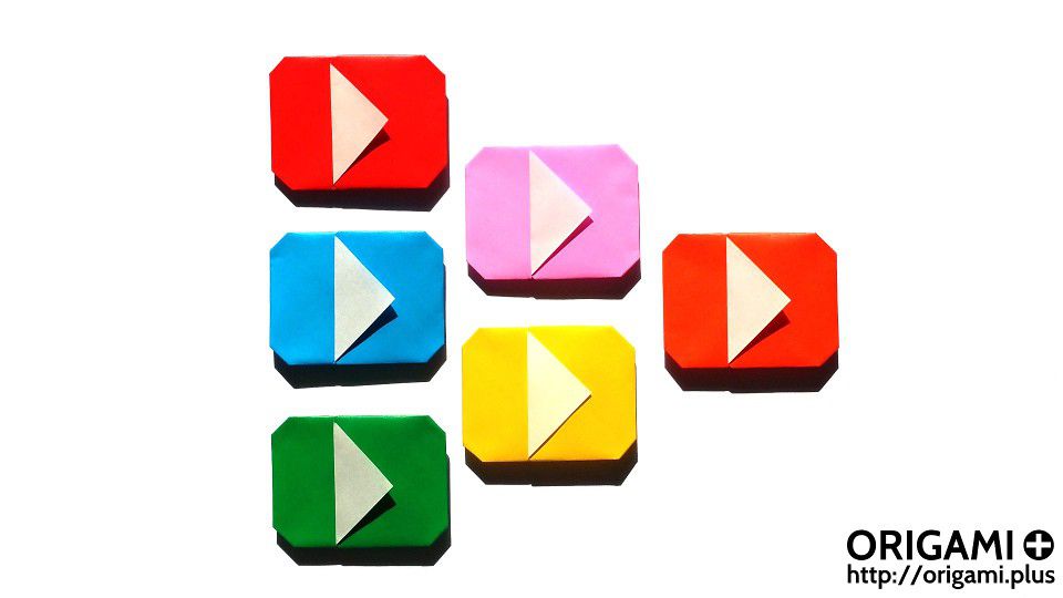 Origami YouTube Play Button