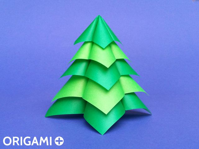 árbol De Navidad Muy Fácil Y Muy Rápido En Origami