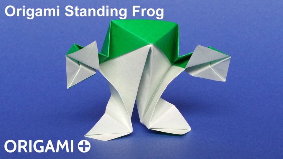 Origami Standing Frog