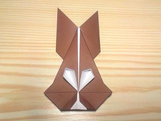 Origami Bunny Face