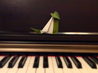 Love Cat on piano