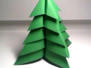 Modular Origami Christmas Tree